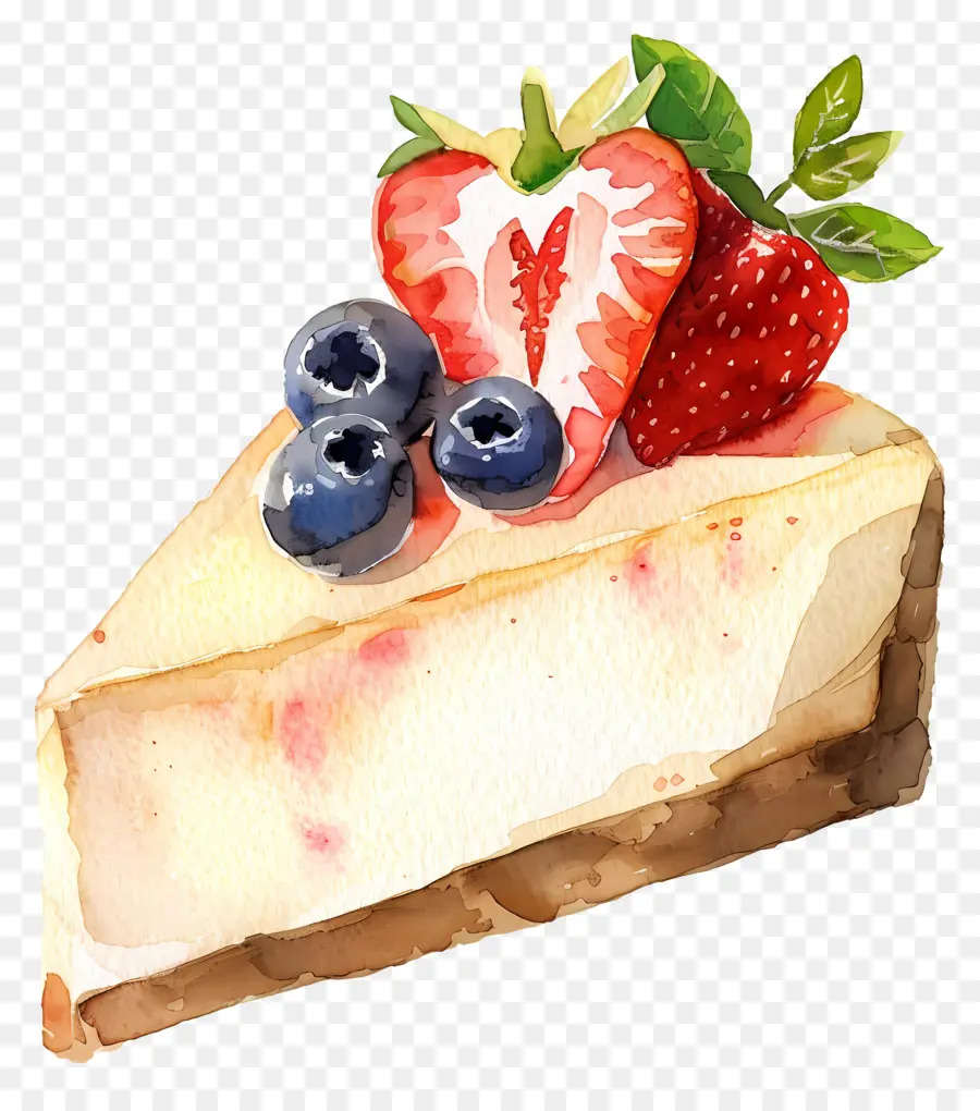 Cheesecake，Fraises PNG