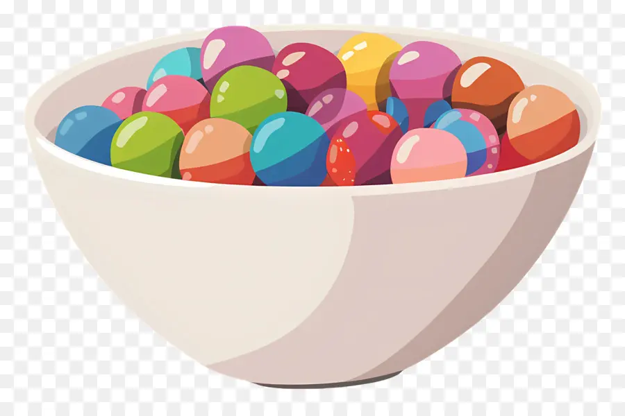 Bol Bonbons，Bonbons Colorés PNG