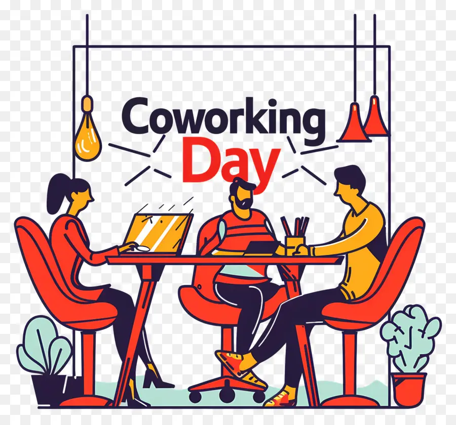 Jour De Coworking，La Collaboration PNG