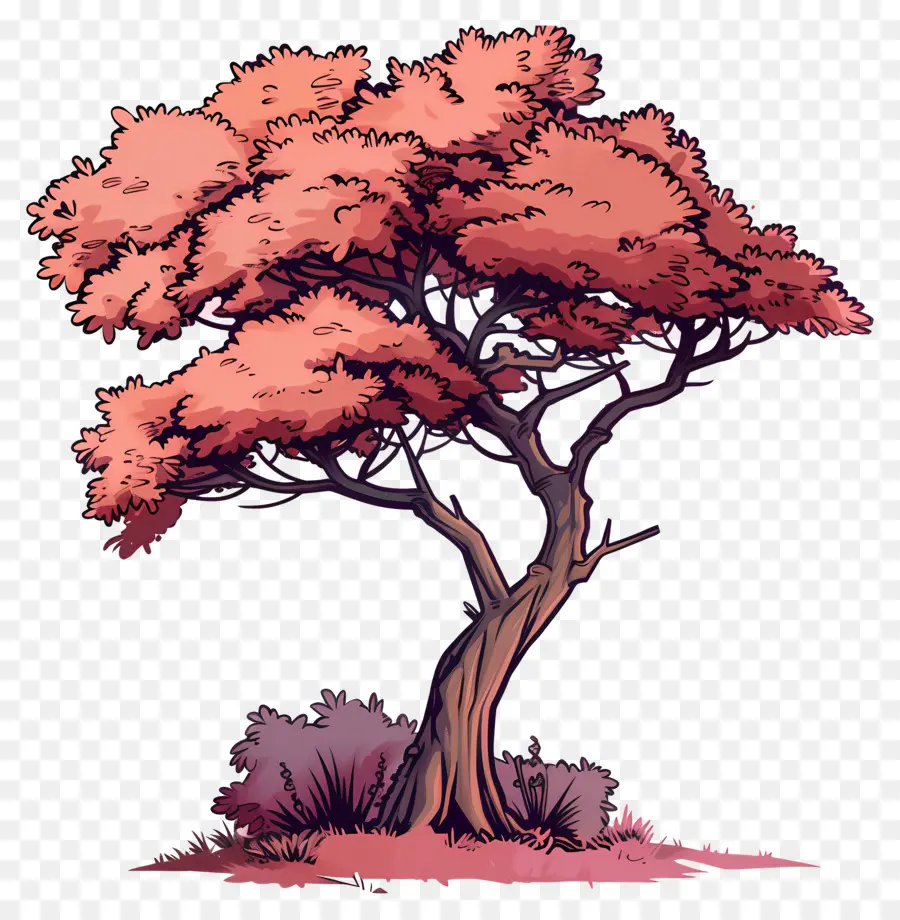 Arbre Clipart，Rose Arbre PNG