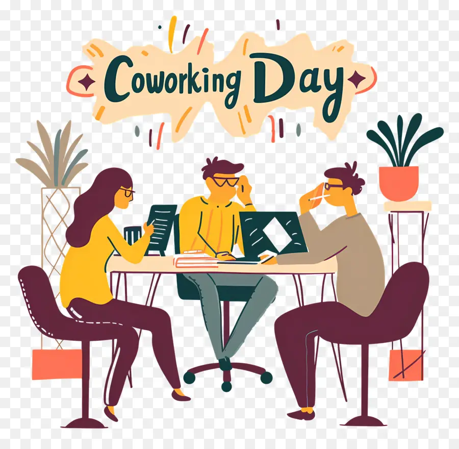 Jour De Coworking，Coworking PNG