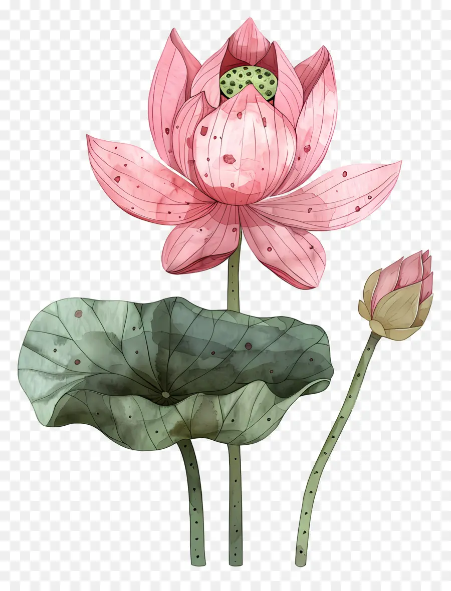 Fleur De Lotus，Fleur De Lotus Rose PNG