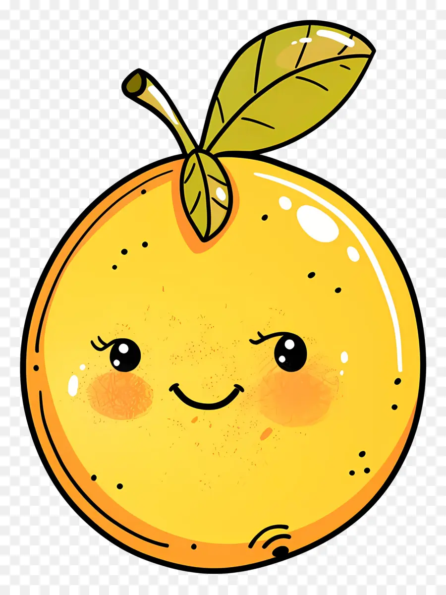 Coodle Citron，Orange De Dessin Animé PNG