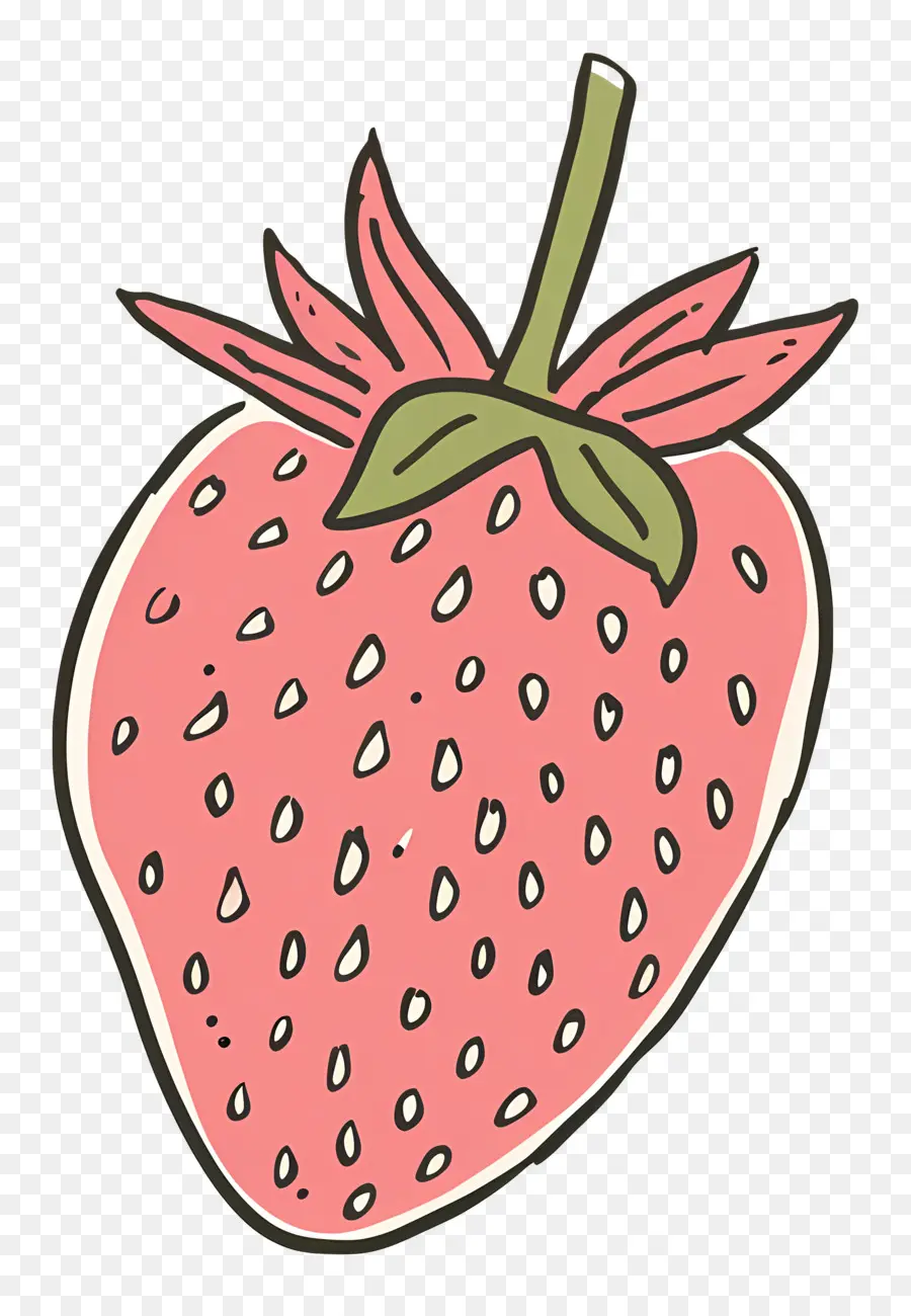 Doodle Aux Fraises，Fraise PNG