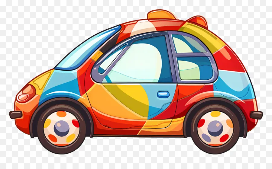 Bande Dessinée De Voiture，Voiture Colorée PNG