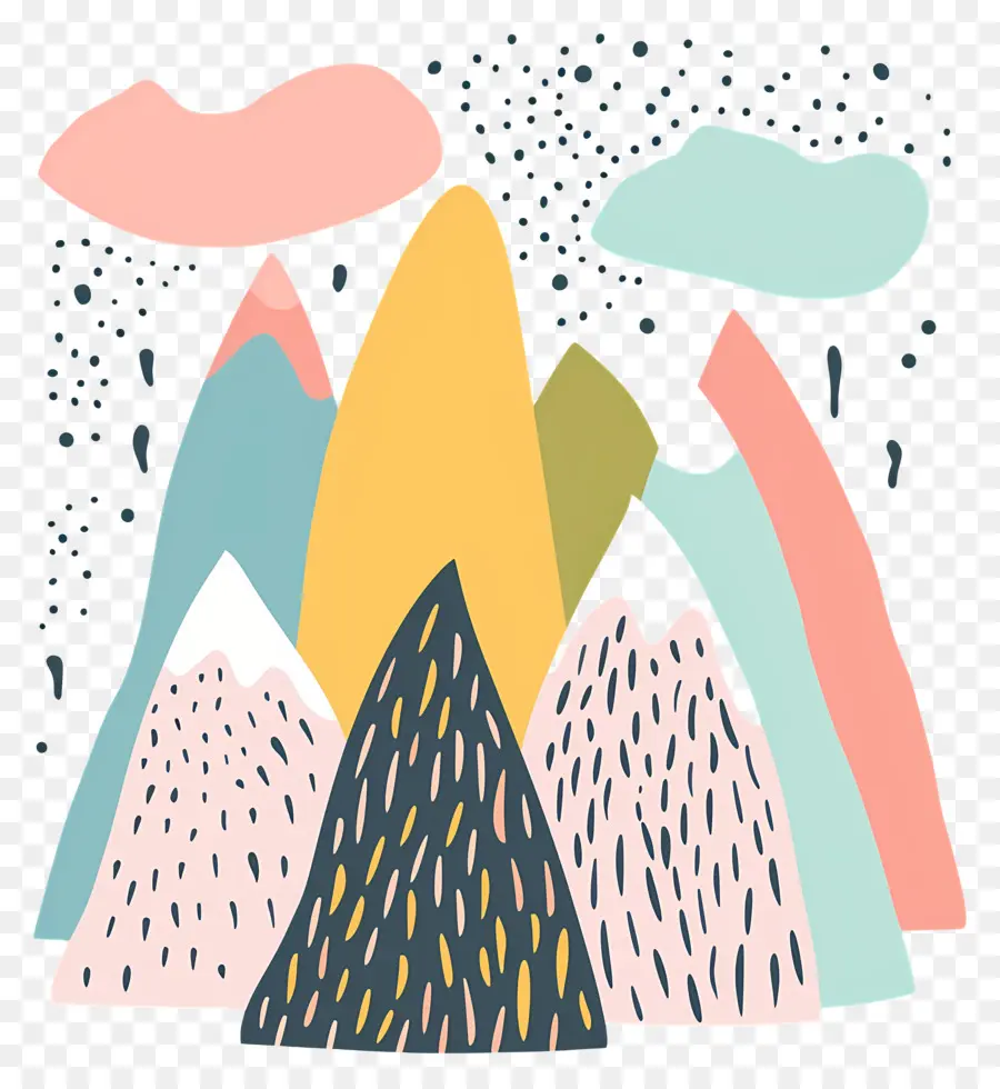 Doodle Mountain，Montagnes PNG