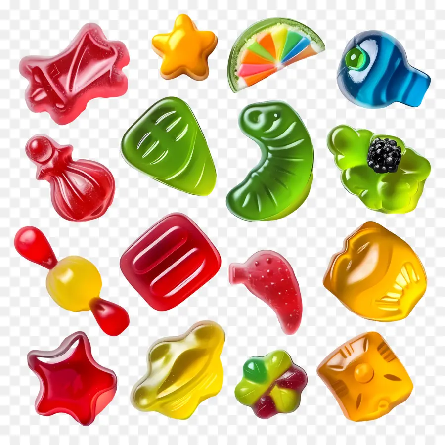 Bonbons Gélifiés，Bonbons De Gelée PNG