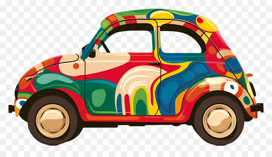 Bande Dessinée De Voiture，Voiture Colorée PNG