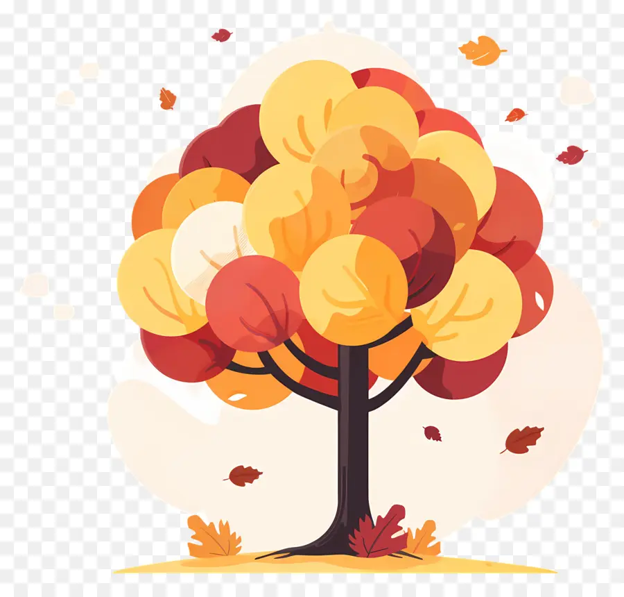 Automne, Arbre，Feuillage D'automne PNG