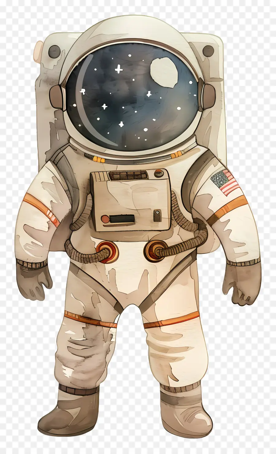 Dessin Animé De L'astronaute，L'astronaute PNG