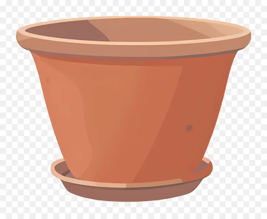 Pot En Argile，Pot à Fleurs D'argile PNG