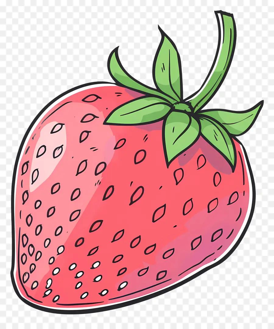 Doodle Aux Fraises，Fraise PNG