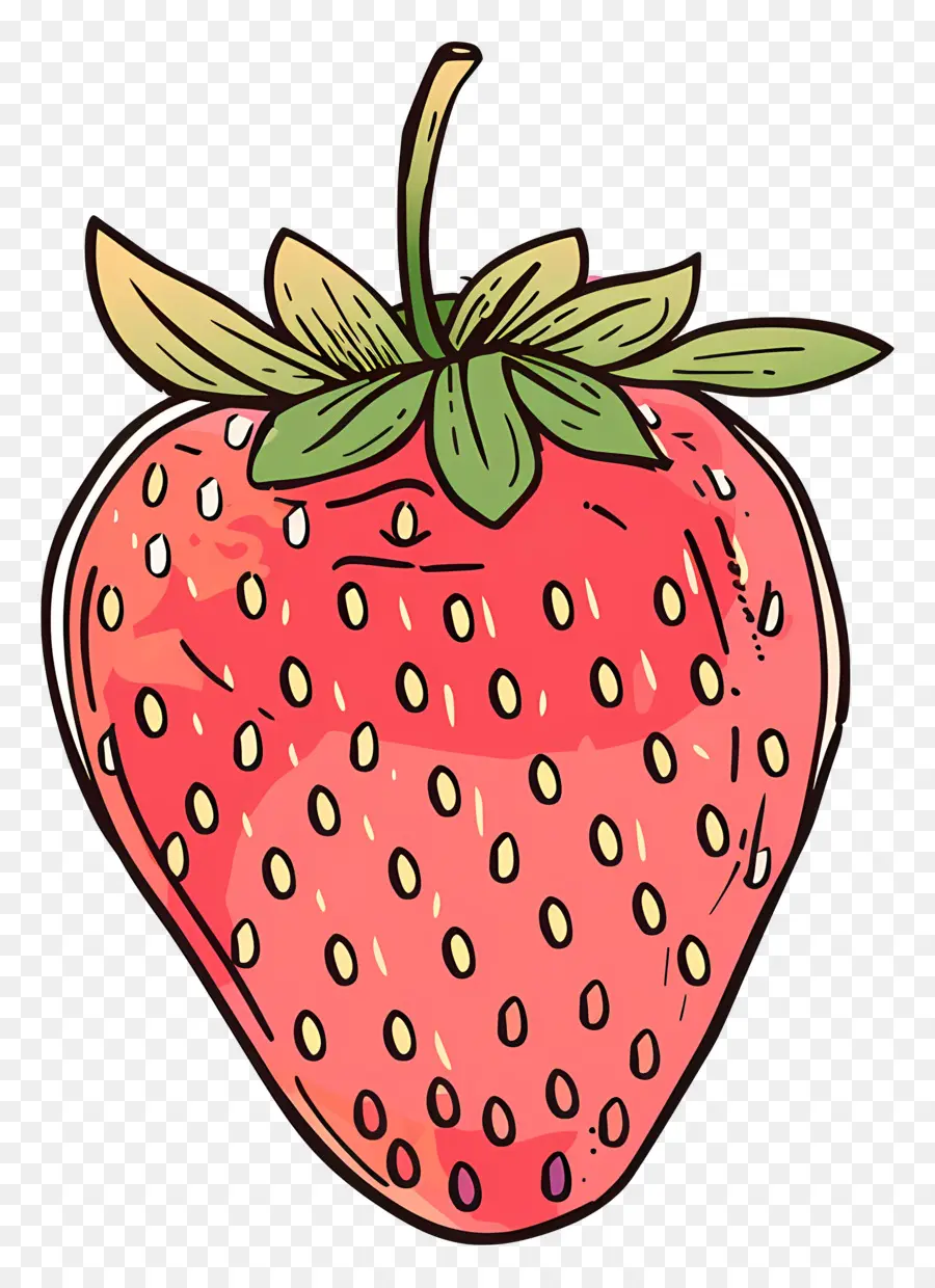 Doodle Aux Fraises，Fraise PNG