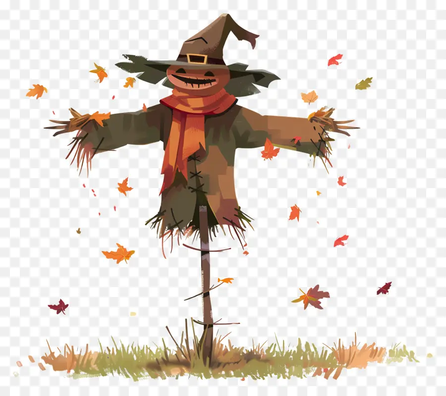 épouvantail D'automne，Halloween PNG