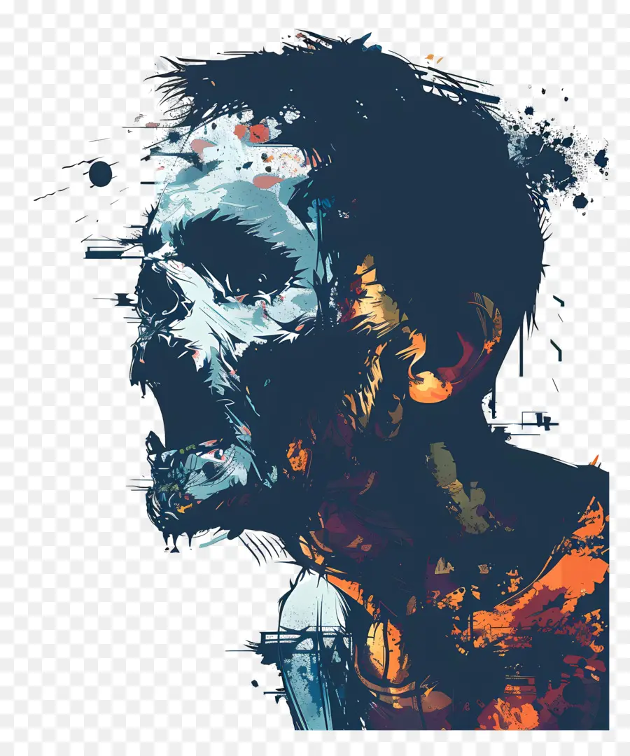 Zombie，Peinture Numérique PNG