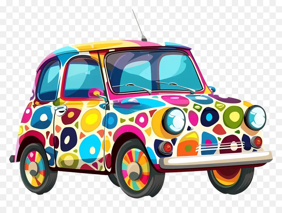 Bande Dessinée De Voiture，Voiture Colorée PNG