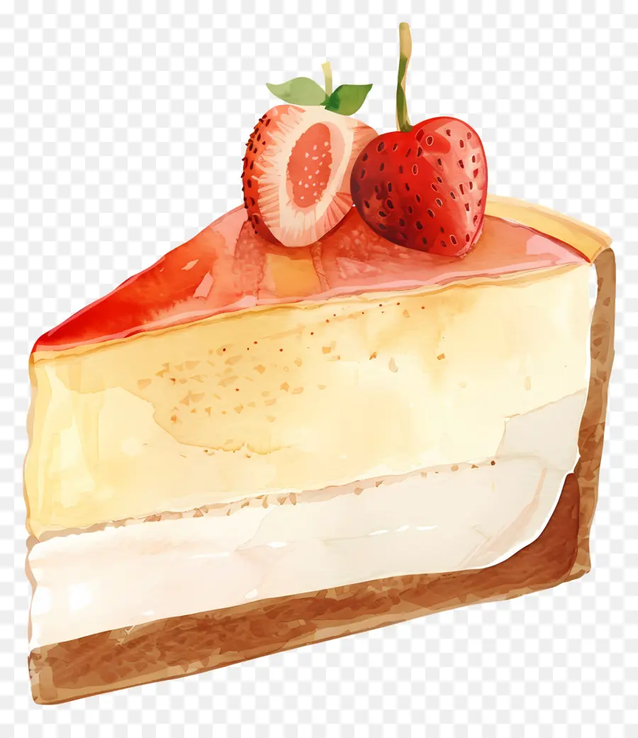 Cheesecake，Fraises PNG