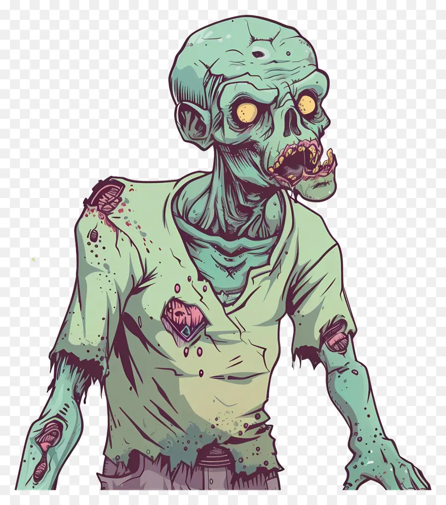 Zombie，Dessin Animé PNG