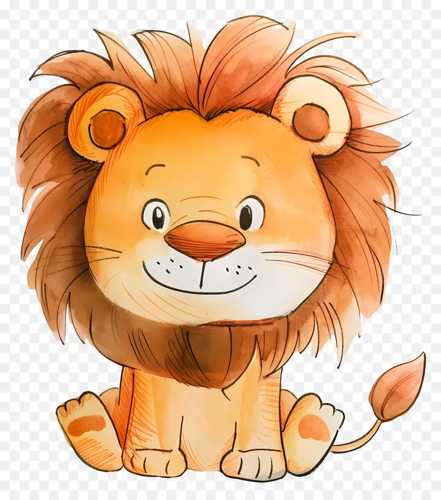 Doodle Lion，Lion PNG