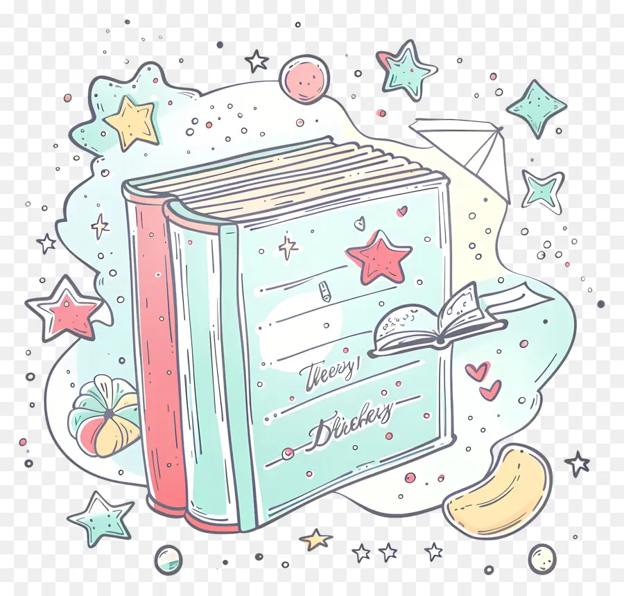 Doodle Livre，Illustration De Dessin Animé PNG