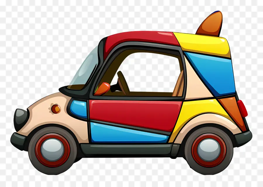 Bande Dessinée De Voiture，Voiture Colorée PNG