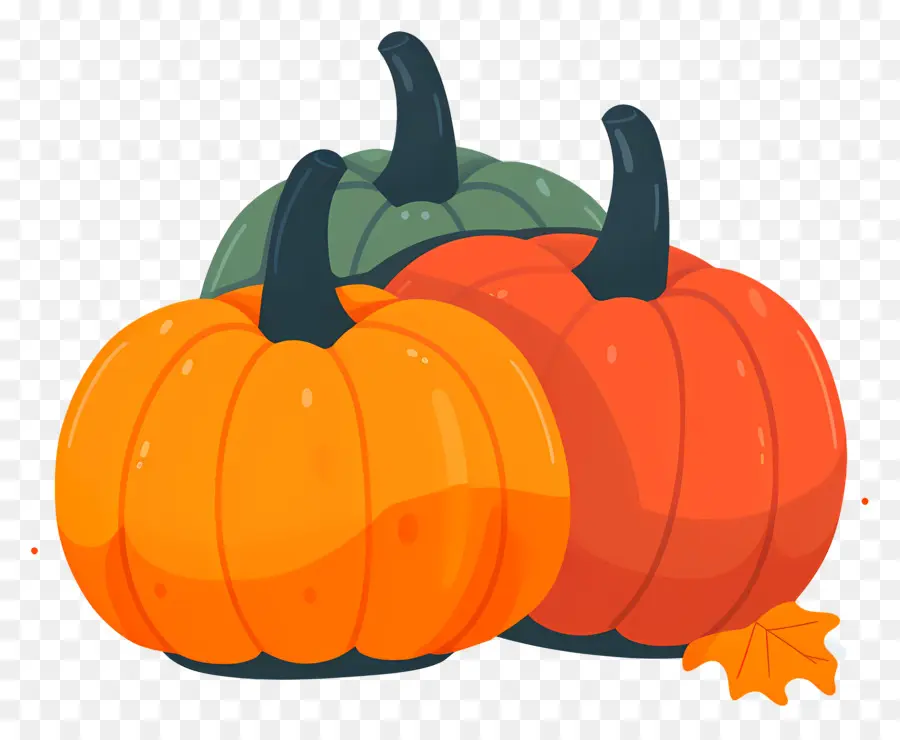 Pumpkins De Thanksgiving，Citrouilles PNG