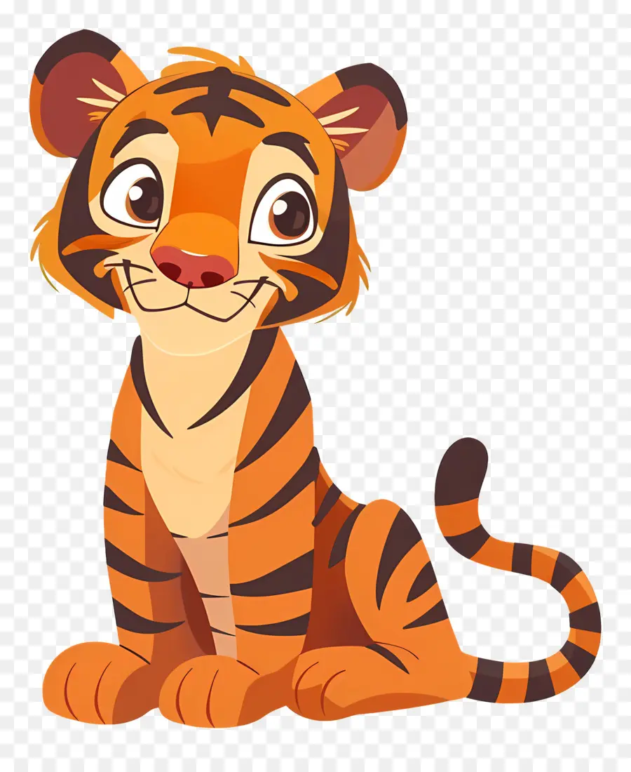 Dessin Animé Tigre，Cub Tiger PNG