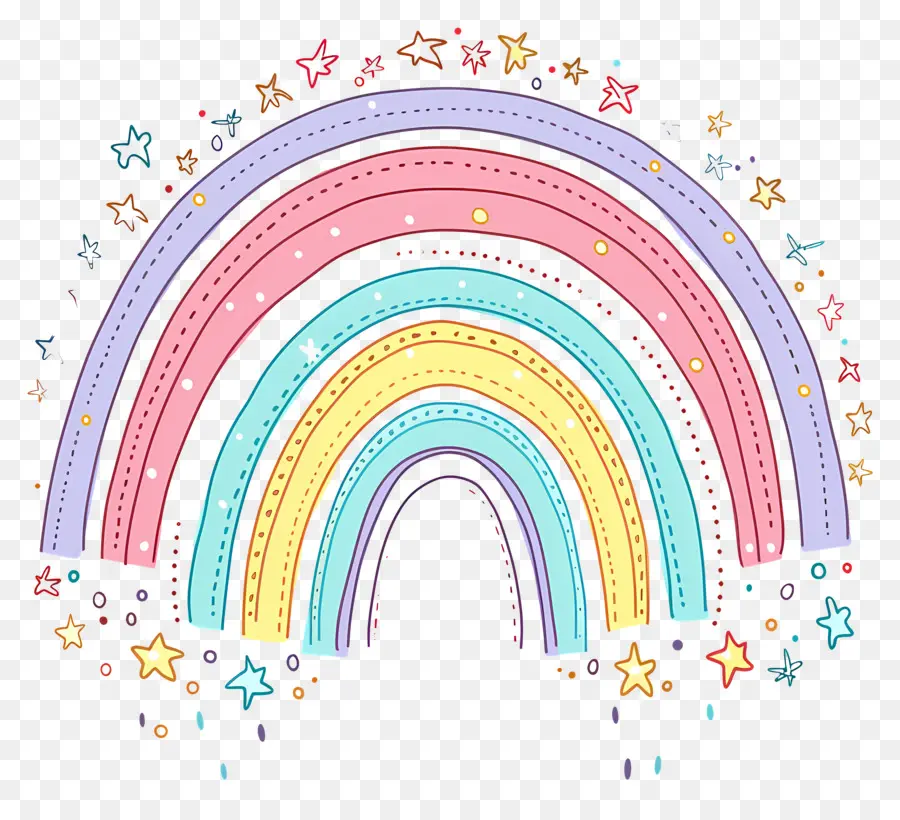 Doodle Arc En Ciel，Arc En Ciel PNG