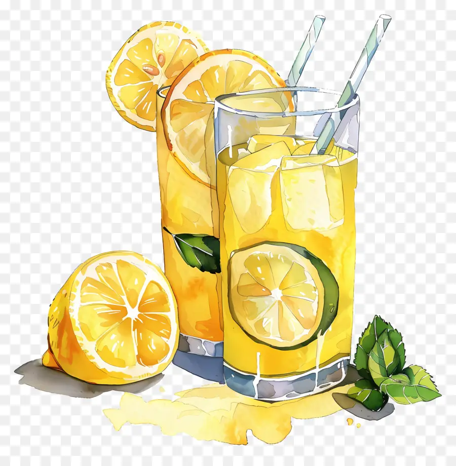 De La Limonade，Aquarelles PNG