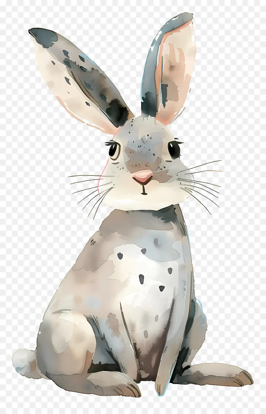 Lapin De Dessin Animé，Lapin Gris PNG