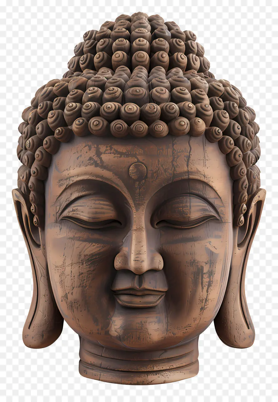 Tête De Bouddha，Statue Bouddhiste PNG