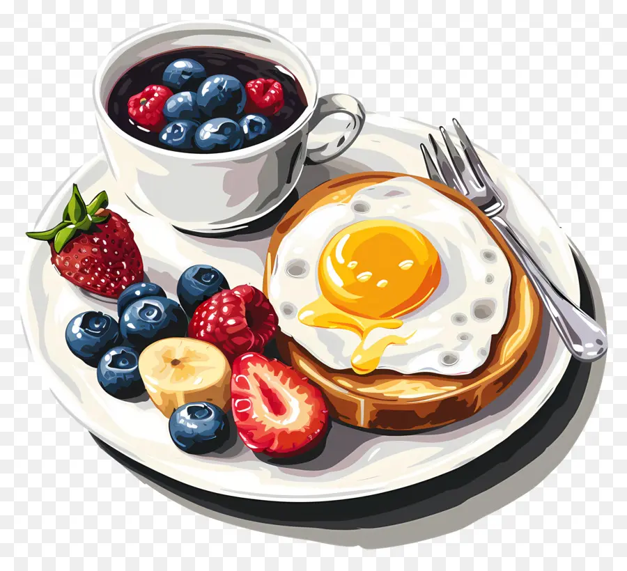 Le Petit Déjeuner，Oeuf PNG