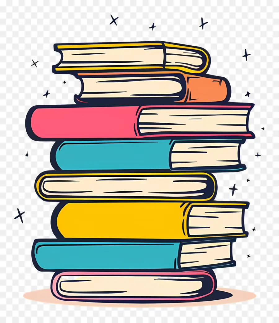 Pile De Livres，Livres PNG