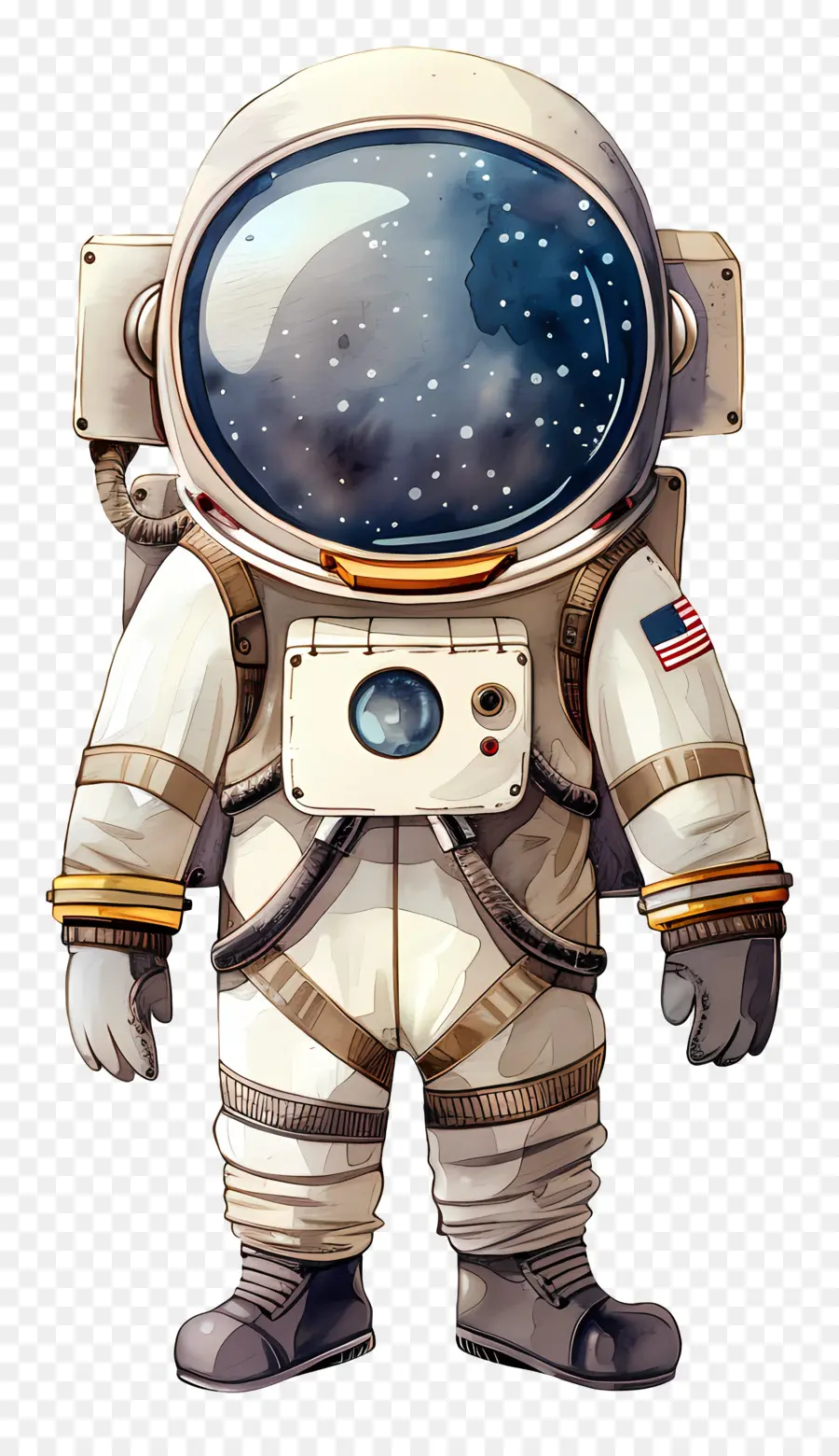 Dessin Animé De L'astronaute，L'astronaute PNG