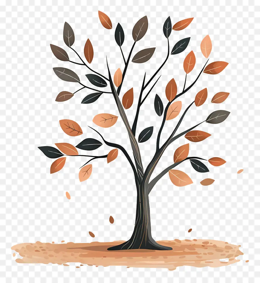 Arbre Clipart，Feuillage D'automne PNG