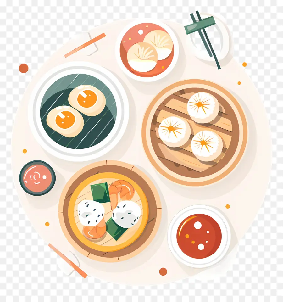 Dim Sum，La Nourriture PNG