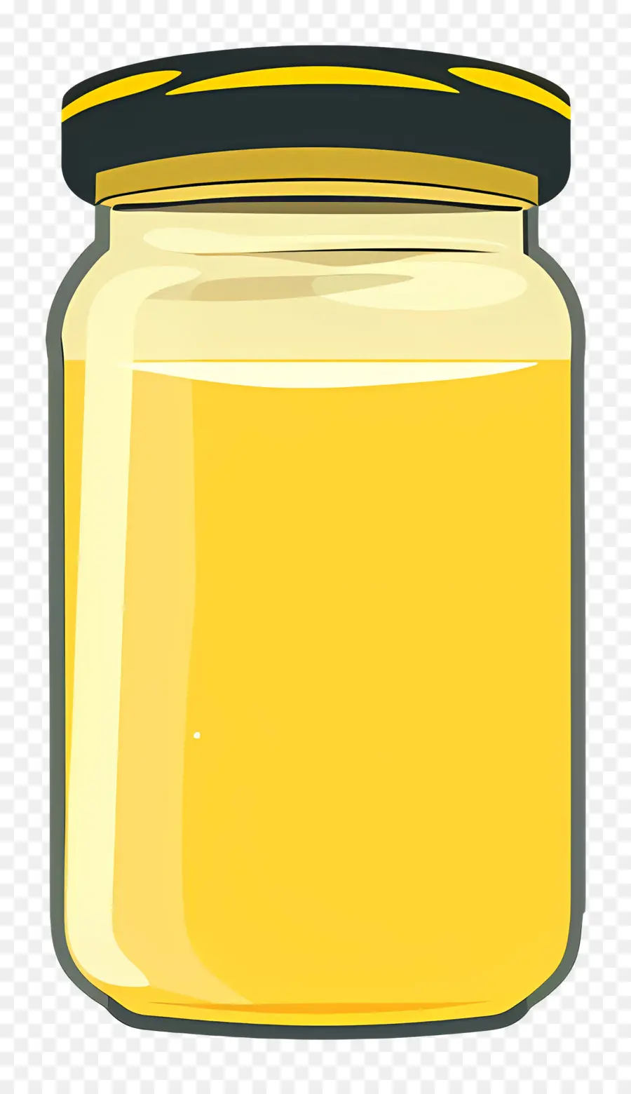 Pot De Beurre De Ghee，Pot De Miel PNG