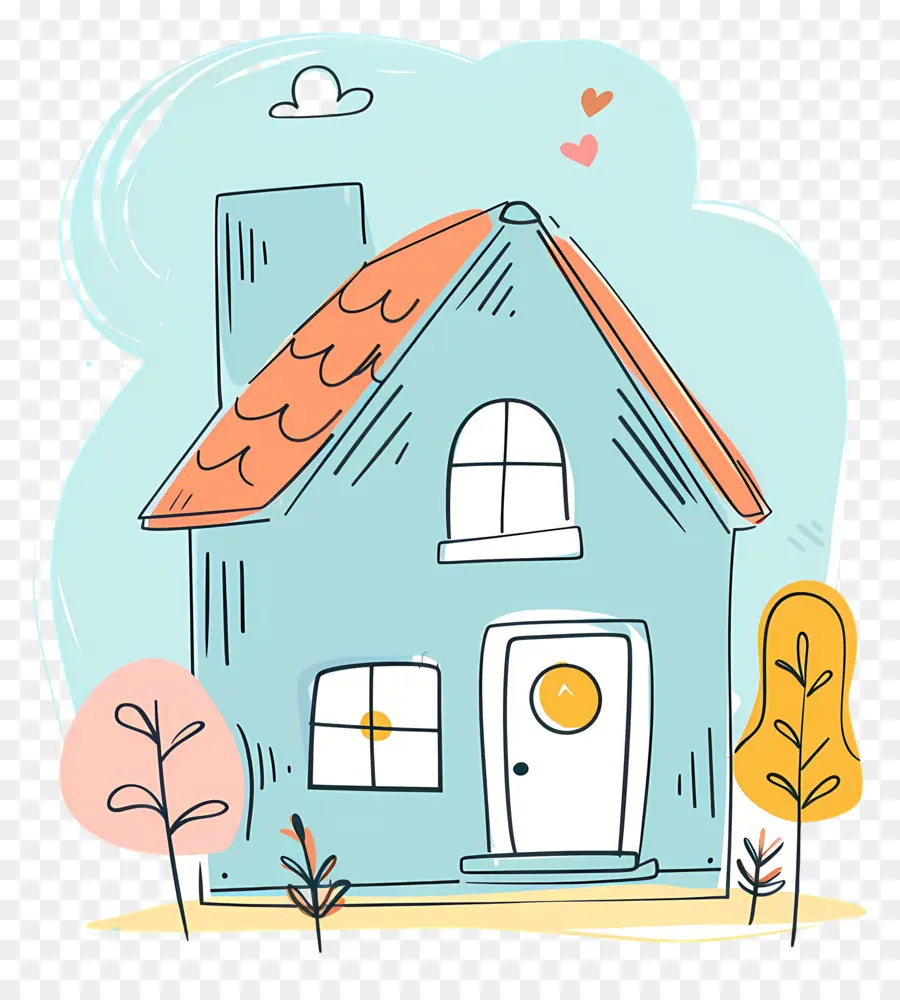 Doodle，Maison Bleue PNG