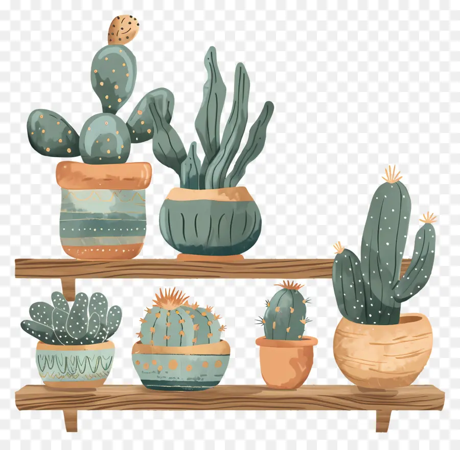 Cactus En Pot，Cactus PNG