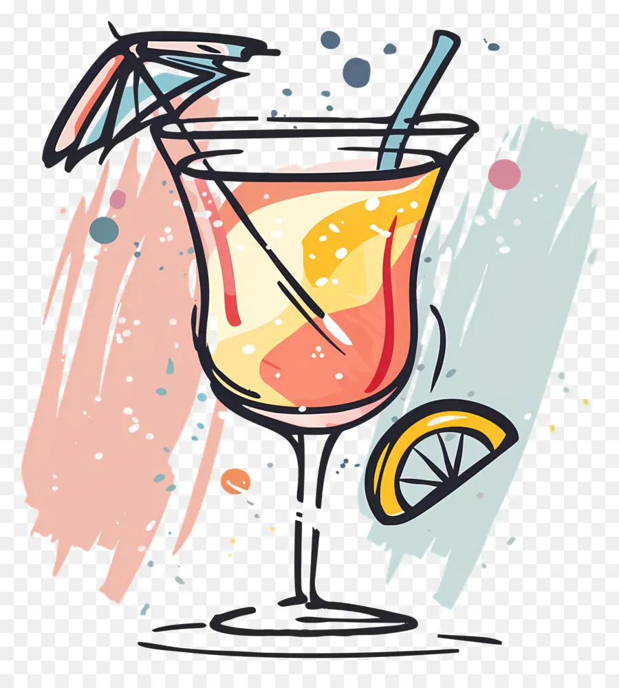 Cocktail Doodle，Cocktail PNG