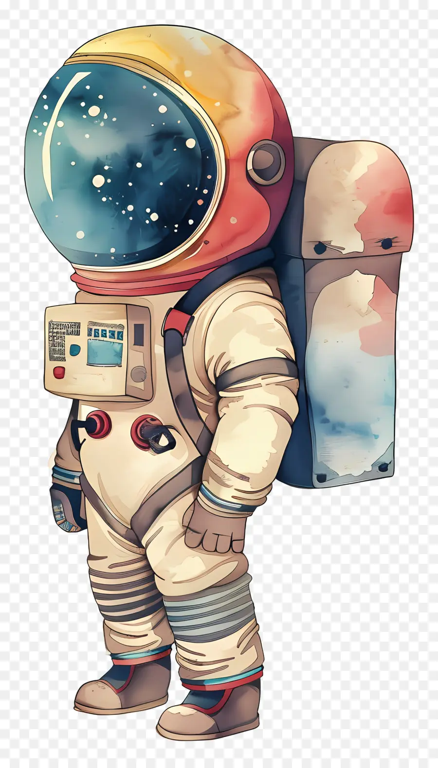 Dessin Animé De L'astronaute，L'astronaute PNG