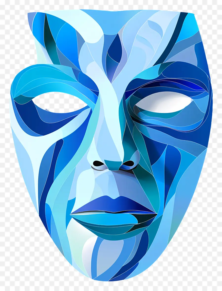 Masque，Masque Bleu PNG