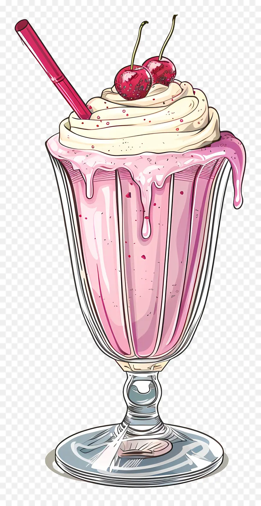 Tasse De Milkshake，Shake Rose PNG