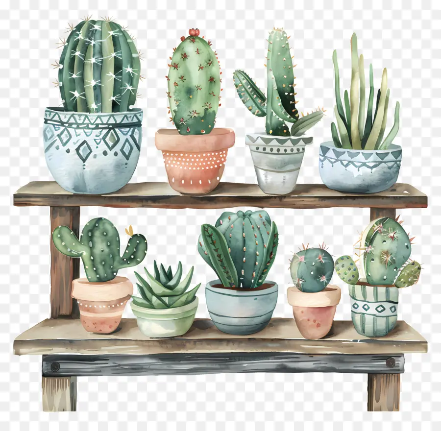 Cactus En Pot，Cactus PNG