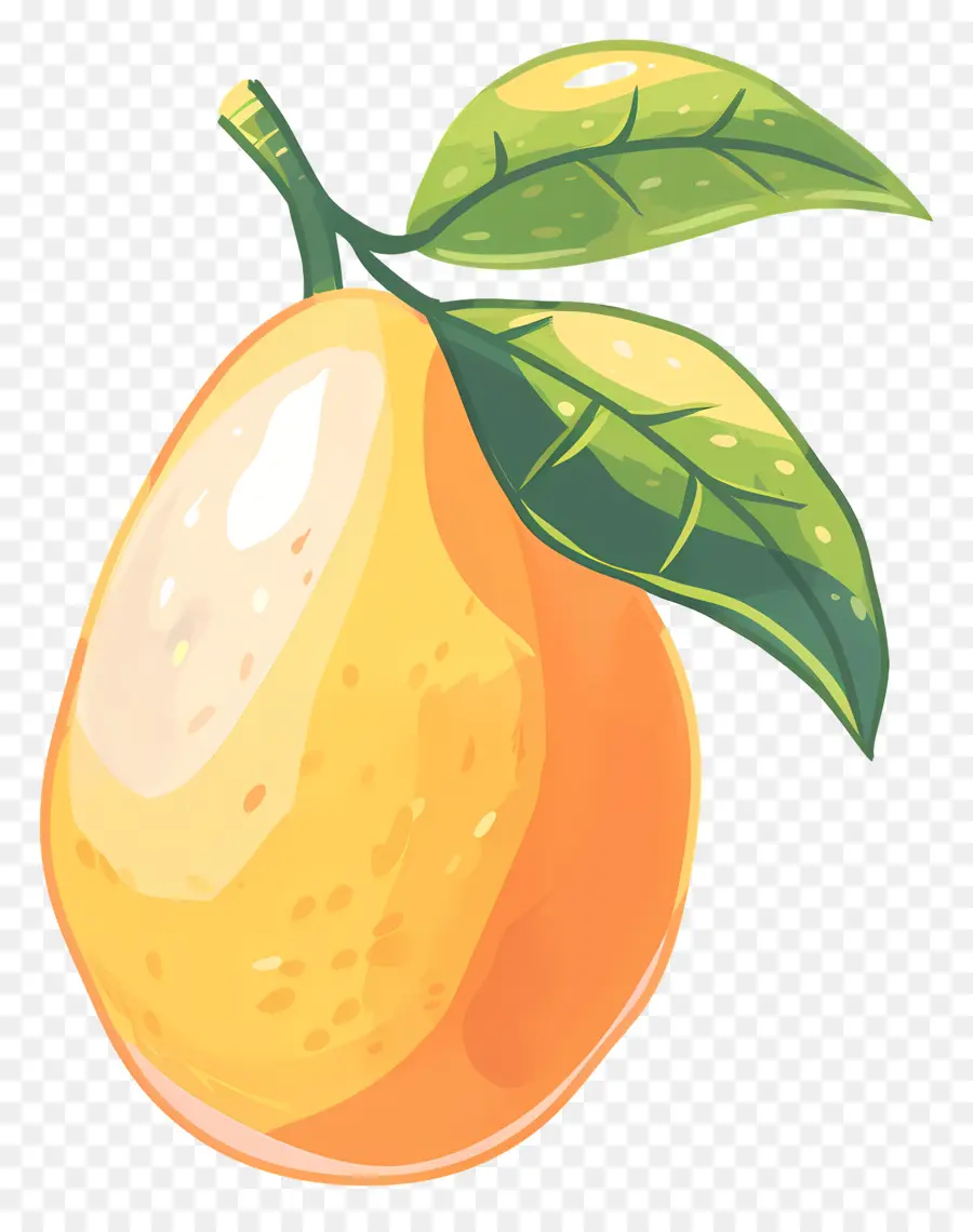 Doodle Mangue，Fruits Jaunes PNG