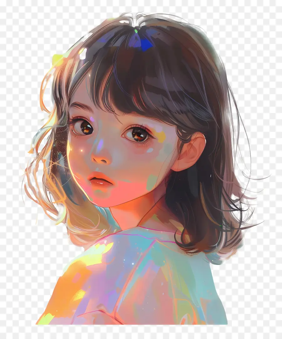 Enfant Mignon，Fille PNG