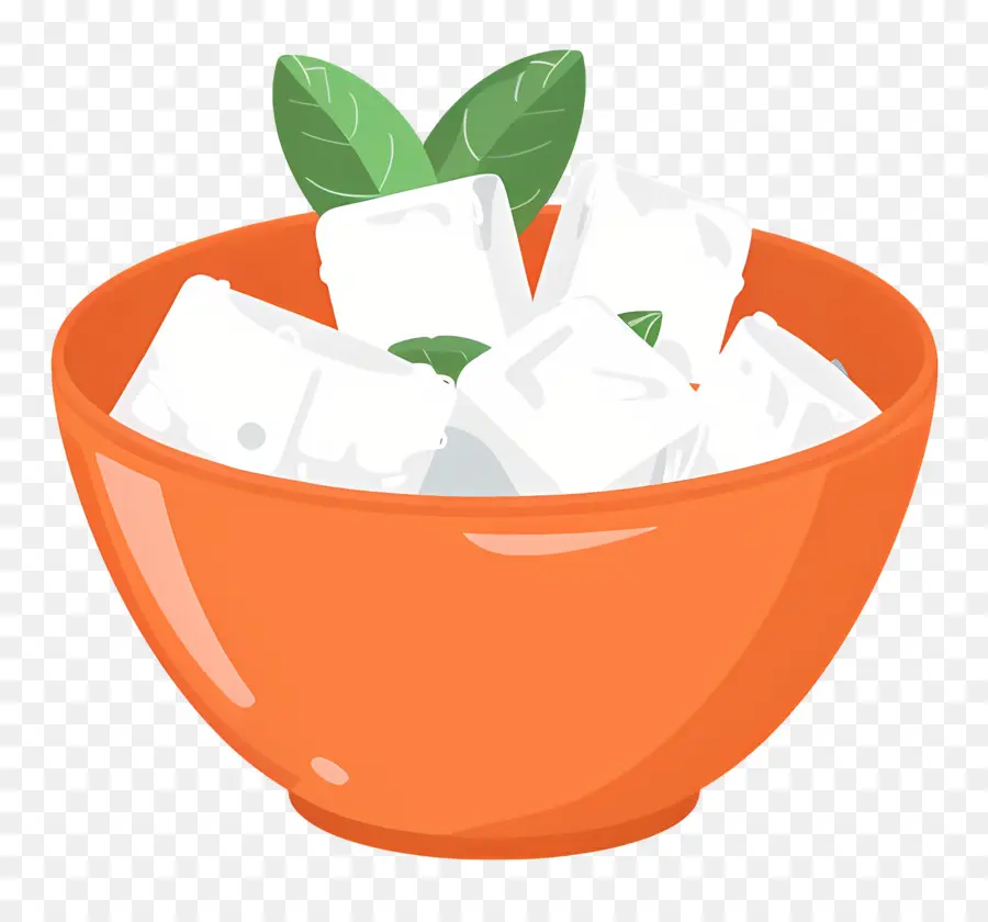 Fromage De Lait Caillé，Cubes Blancs PNG