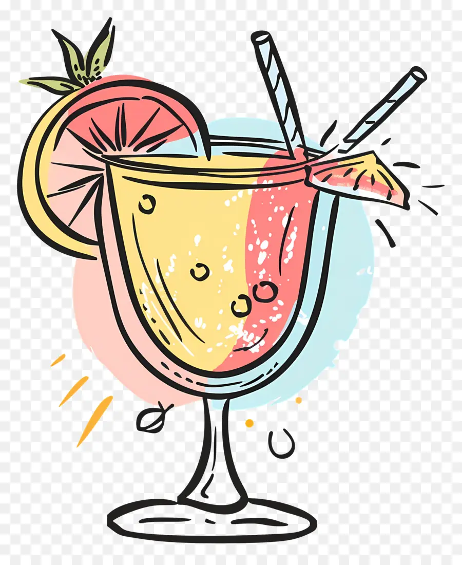 Cocktail Doodle，Cocktail PNG