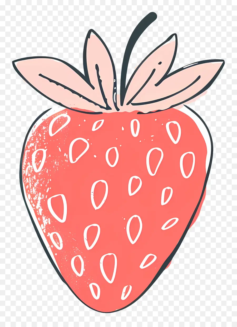 Doodle Aux Fraises，Fraise PNG