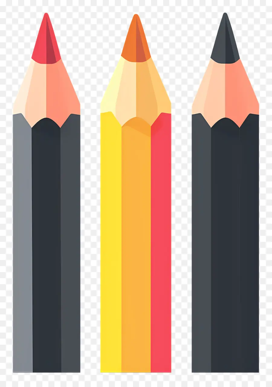 Crayons，Crayons De Couleur PNG